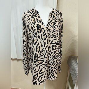 MARCIANO 100% silk blouse size S. Fits perfectly Medium.